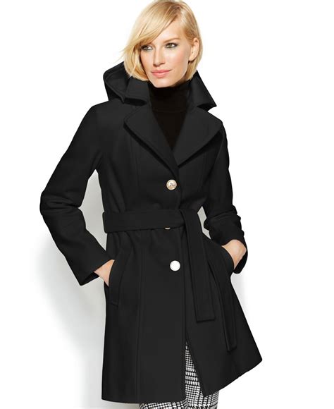 michael kors black and gold jacket|michael kors black winter coat.